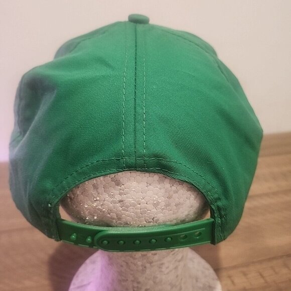 Vintage BLANK Green Hat Snapback Cap Adjustable Designer Award Headwear - Picture 3 of 6